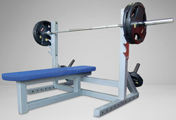 Zeige Details für Watson Animal Flat Bench with Extending Bar Catchers Bild von Watson Animal Flat Bench with Extending Bar Catchers