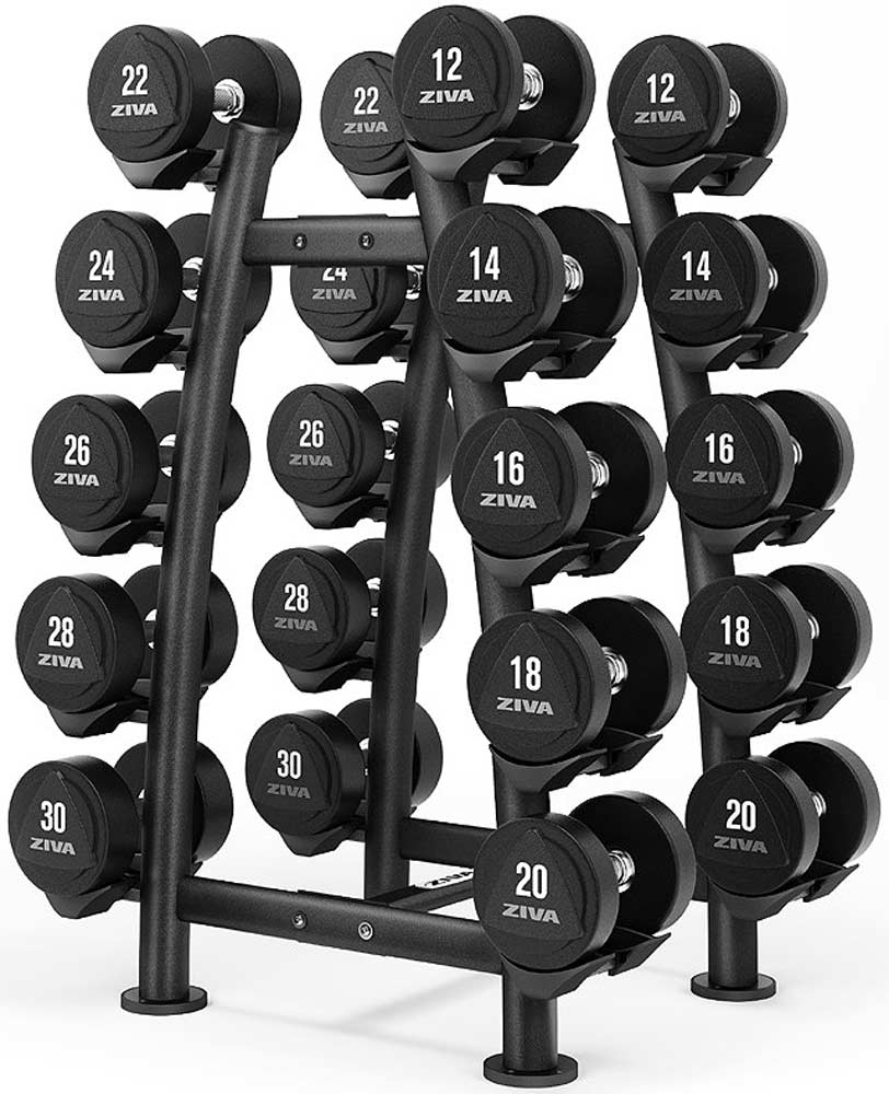 Bild von ZIVA ST-10-PAAR X-BRACE DUMBBELL RACK - 2025