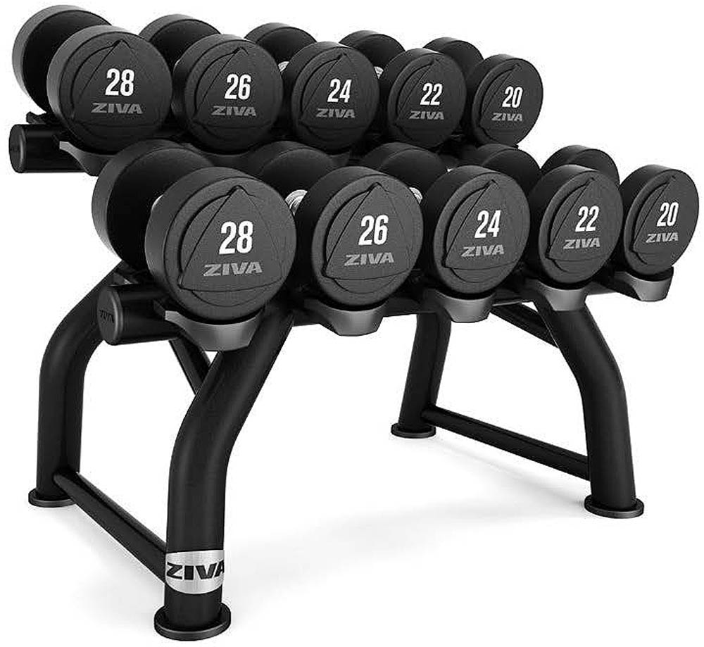 Bild von ZIVA ST 5 PAIR HORIZONTAL DUMBBELL RACK - 2025