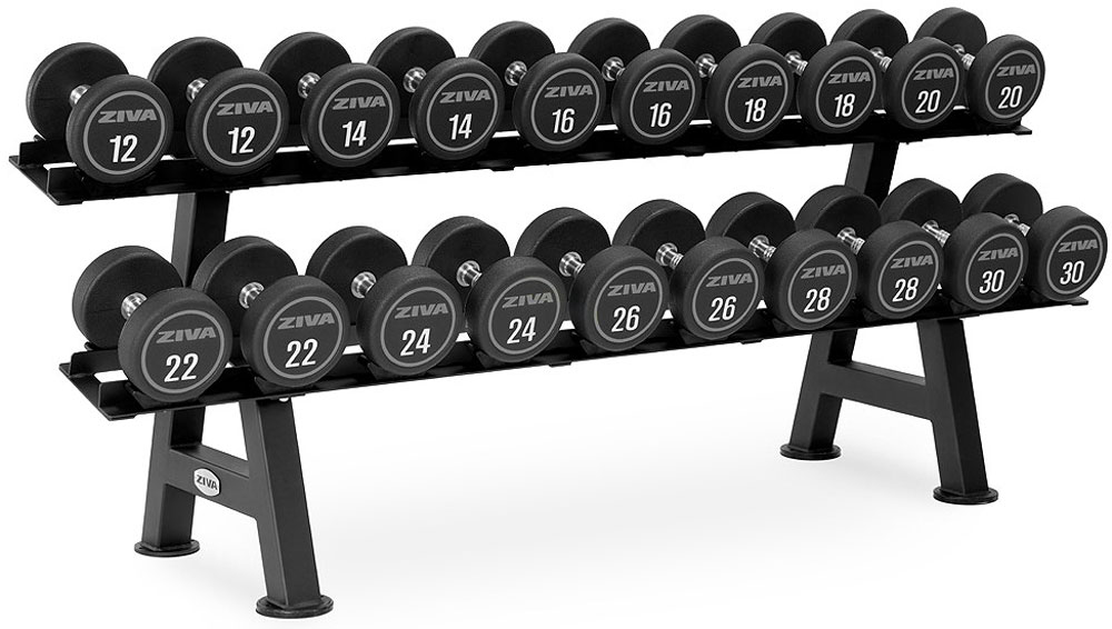 Bild von ZIVA XP 10-PAIR DUMBBELL RACK WITH SADDLES - 2025