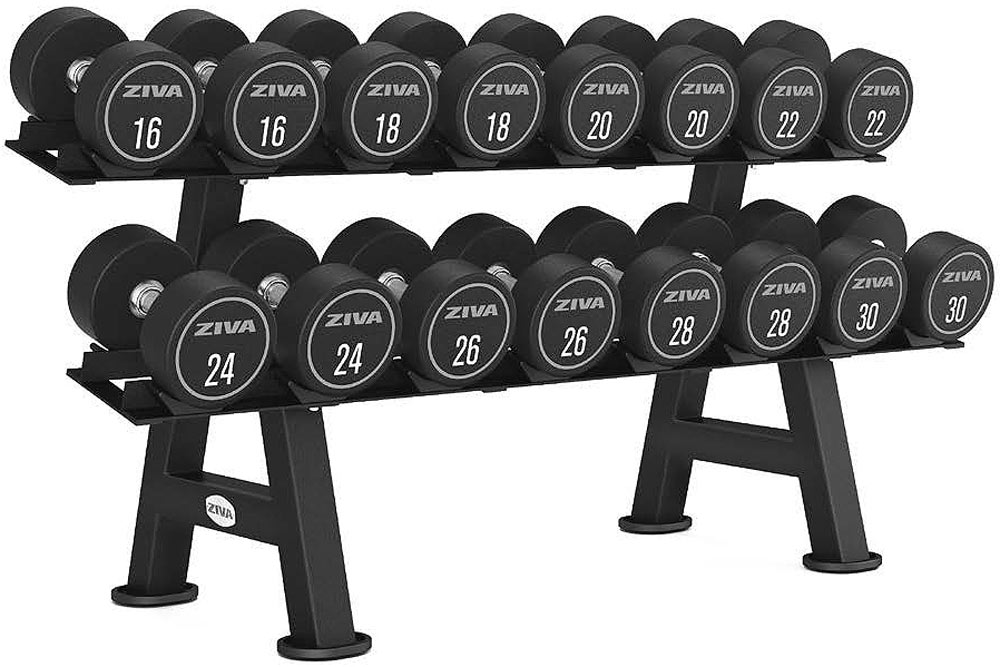 Bild von ZIVA XP 8-PAIR DUMBBELL RACK WITH SADDLES - 2025