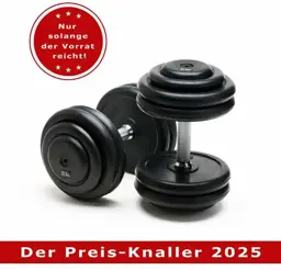 Zeige Details für Kompakthantelpaare, gummiert, 2,5kg-Abstufung  Bild von Kompakthantelpaare, gummiert, 2,5kg-Abstufung